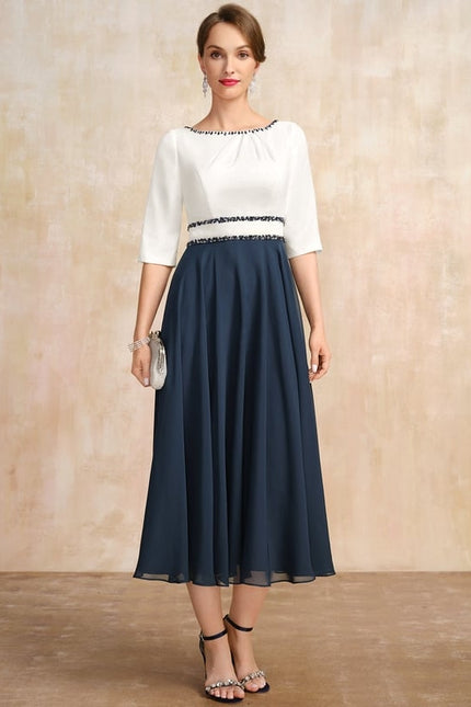 Robe de Soirée Élégance Nautique - gallery 4