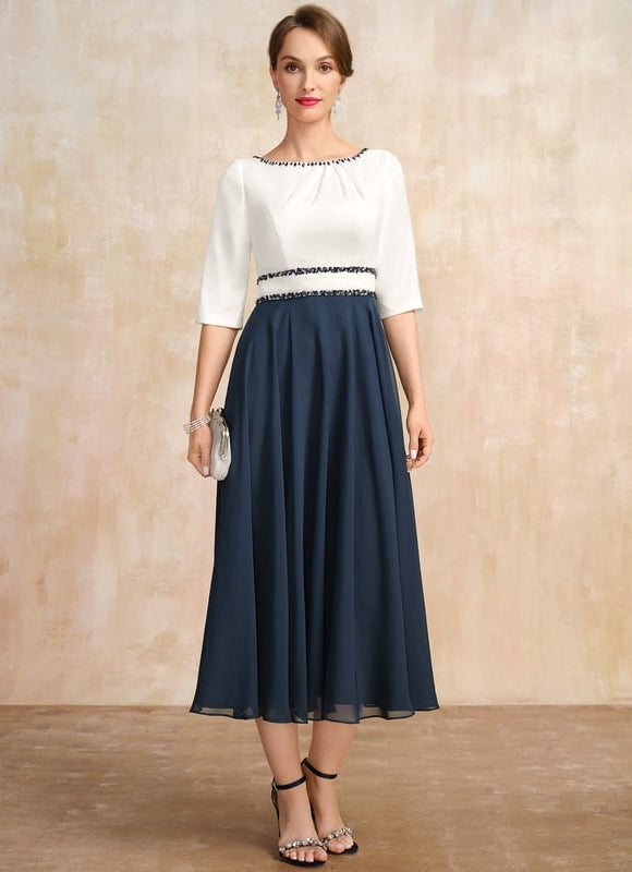 Robe de Soirée Élégance Nautique - gallery 4
