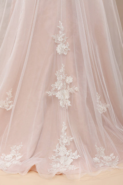 Robe De Soirée Grande Taille Blanche - gallery 3