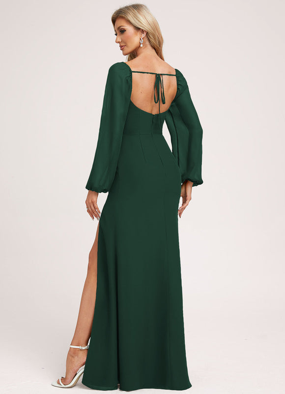 Robe de Soirée Sable Chic - gallery 1