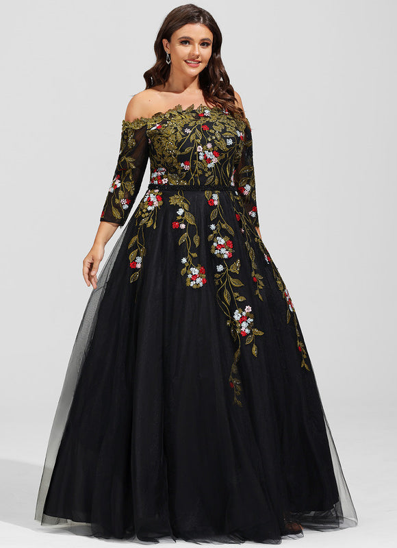 Robe de Soirée Jardin Nocturne Éthéré - gallery 7