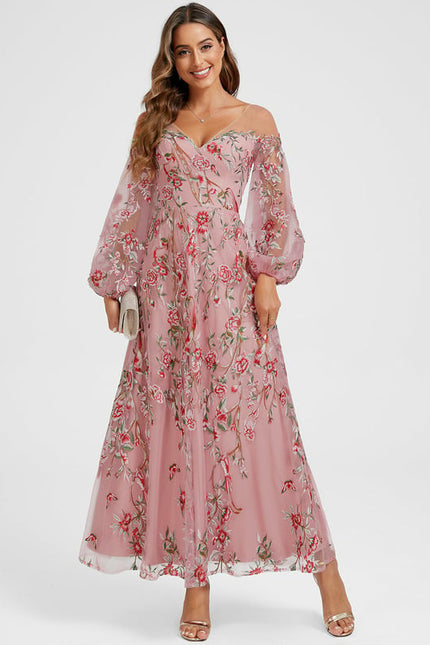 Robe de Soirée Florale Bohème - gallery 5