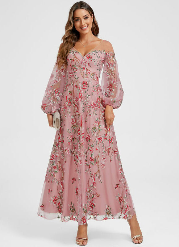 Robe de Soirée Florale Bohème - gallery 5