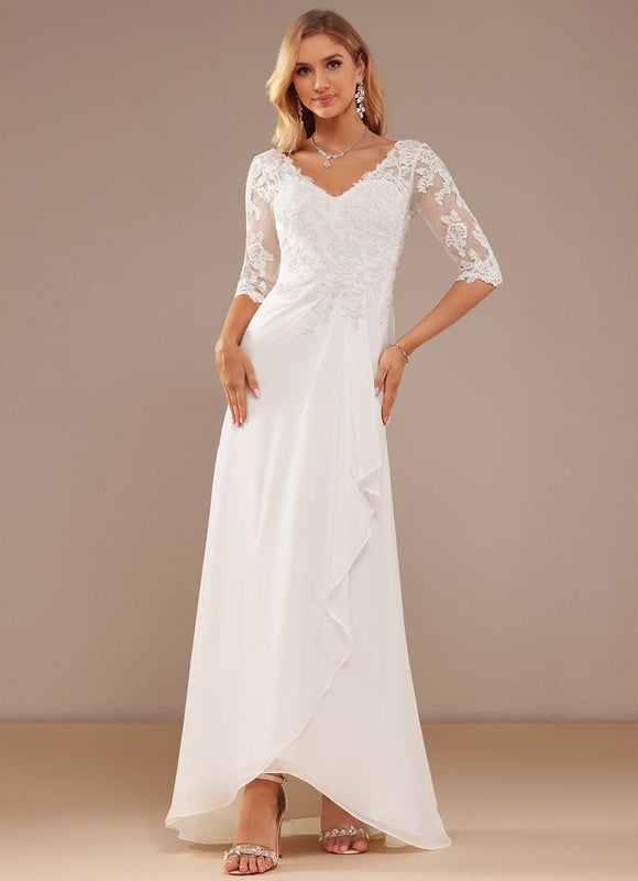 Robe De Soirée En Soie Blanche