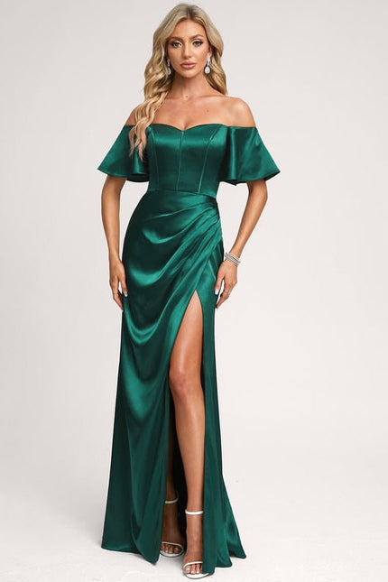 Robe De Soirée Col Bardot - gallery 4