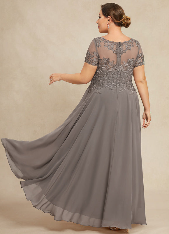 Robe de Soirée Élégance Grise Satinée - gallery 9