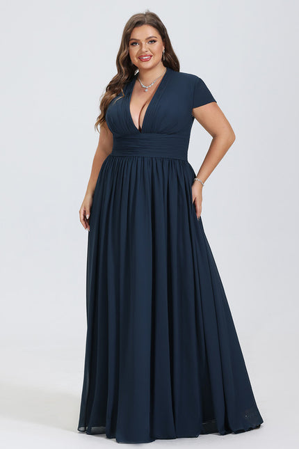Robe de Soirée Fluide Émeraude - gallery 7