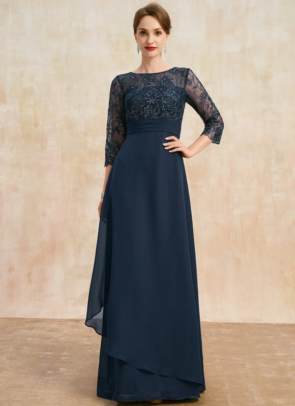 Robe De Soirée Longue Manche Longue Grande Taille