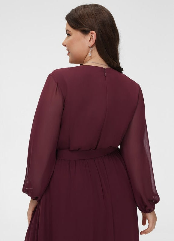 Robe de Soirée Élégance Bordeaux - gallery 7