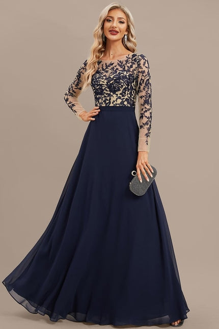 Robe de Soirée Élégante Azur