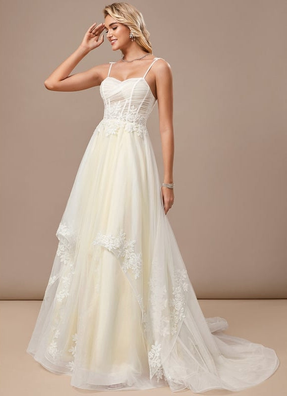 Robe de Soirée Tulle Aérienne - gallery 2