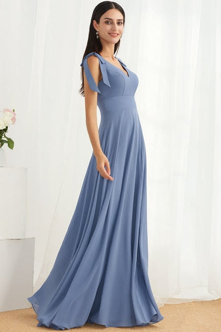 Robe de Soirée Satinée Douceur - gallery 1