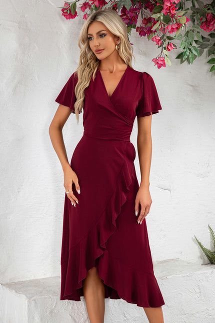 Robe de Soirée Chic Plissé Asymétrique - gallery 4