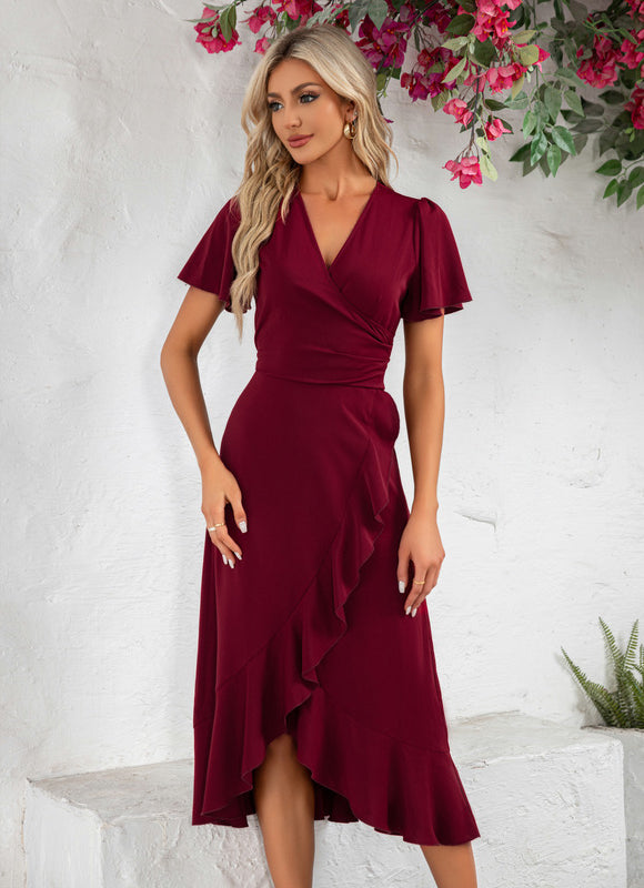 Robe de Soirée Chic Plissé Asymétrique - gallery 4
