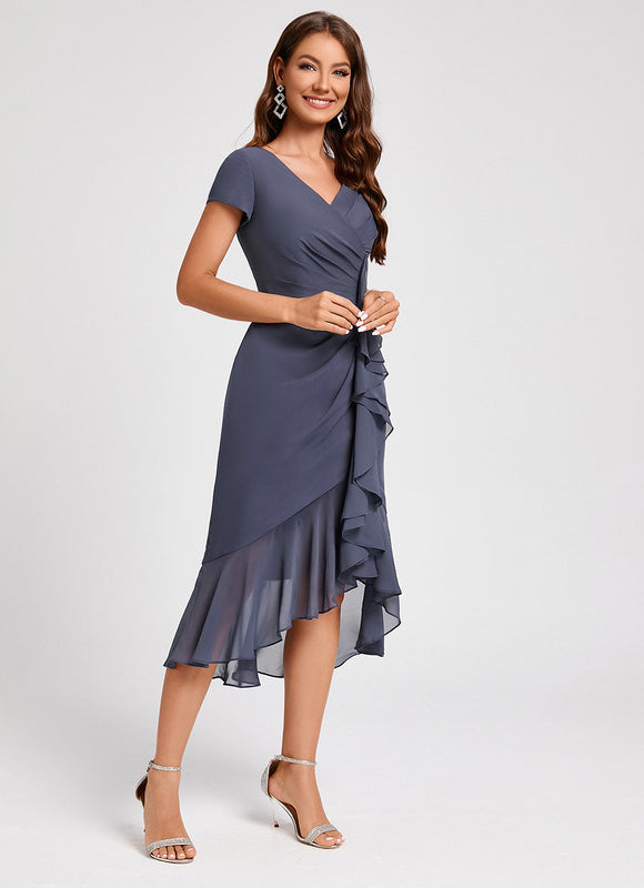 Robe de Soirée Chic Asymétrique - gallery 5