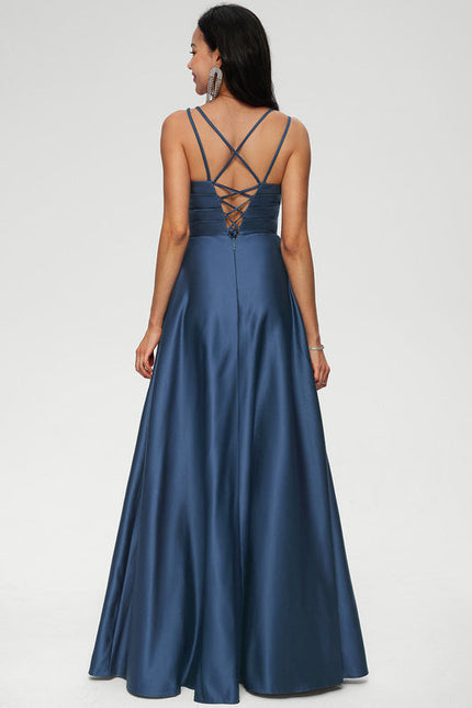Robe de Soirée Satin Éclairée