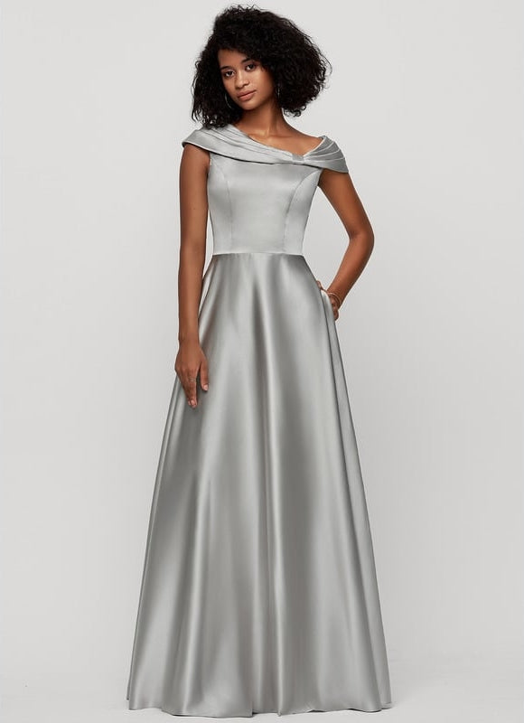Robe de Soirée Éclat Argenté