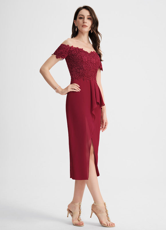 Robe de Soirée Lueur Rubis Éthérée - gallery 2