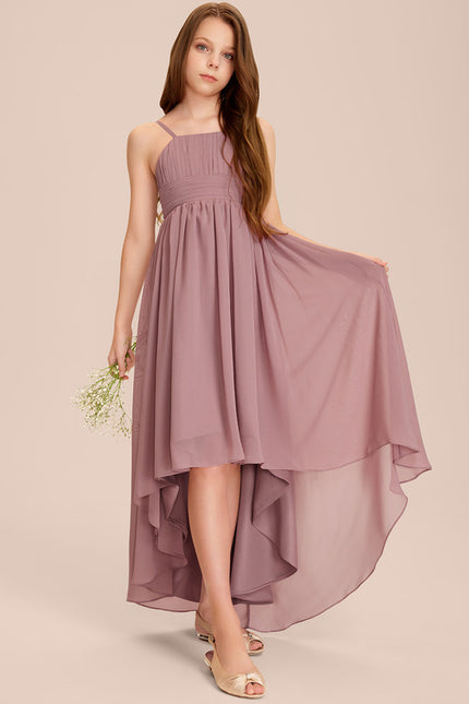 Robe de Soirée Ailée Mauve - gallery 2