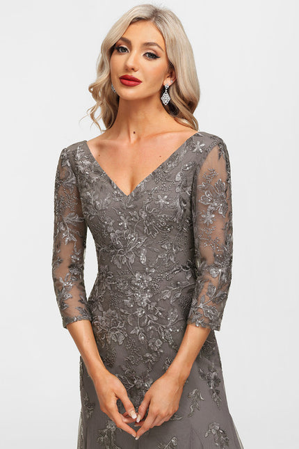 Robe de Soirée Argentée Lumineuse - gallery 5