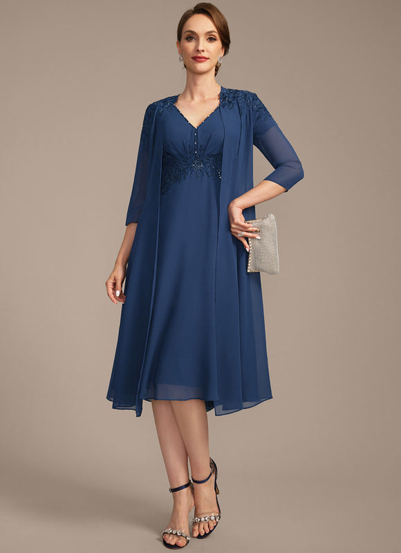 Robe de Soirée Bleu Étoilé