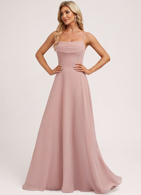 Robe de Soirée Rosé Éthéré - gallery 4