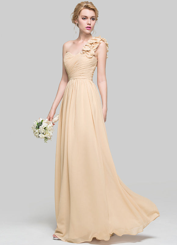 Robe de Soirée Chiffon Pétale - gallery 1