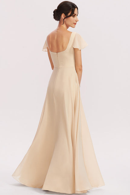 Robe de Soirée Fluide Vert Deau - gallery 5