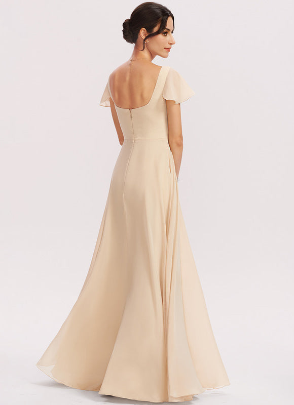 Robe de Soirée Fluide Vert Deau - gallery 5