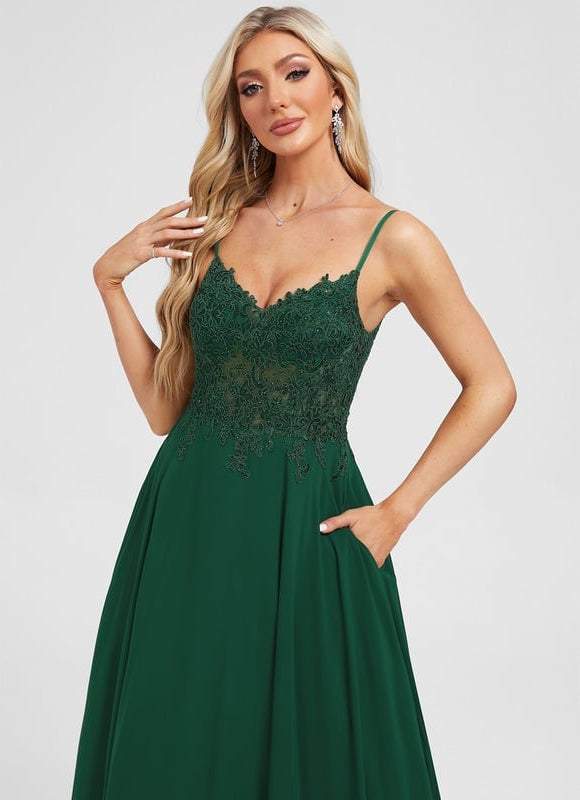 Robe de Soirée Élégante Émeraude - gallery 3