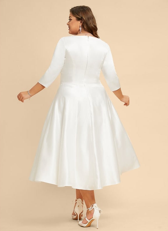 Robe de Soirée Éclatante Satinée - gallery 5