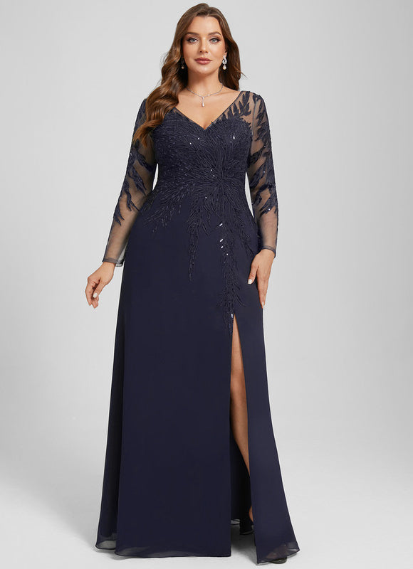 Robe de Soirée Velours Ébène - gallery 9
