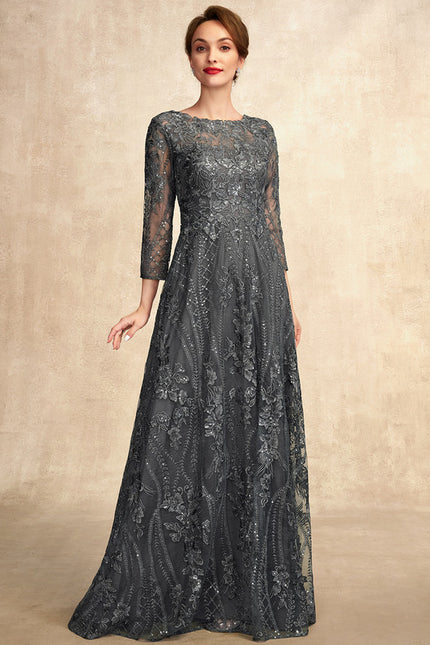 Robe de Soirée Élégance Charbon