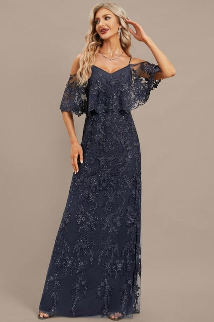 Robe de Soirée Luxe Ébène Couture
