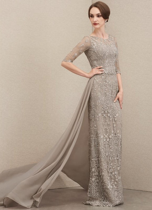 Robe de Soirée Élégance Sable - gallery 1