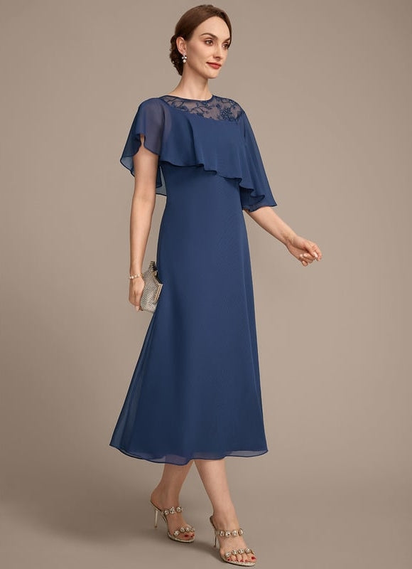 Robe de Soirée Chic Mousseline - gallery 5
