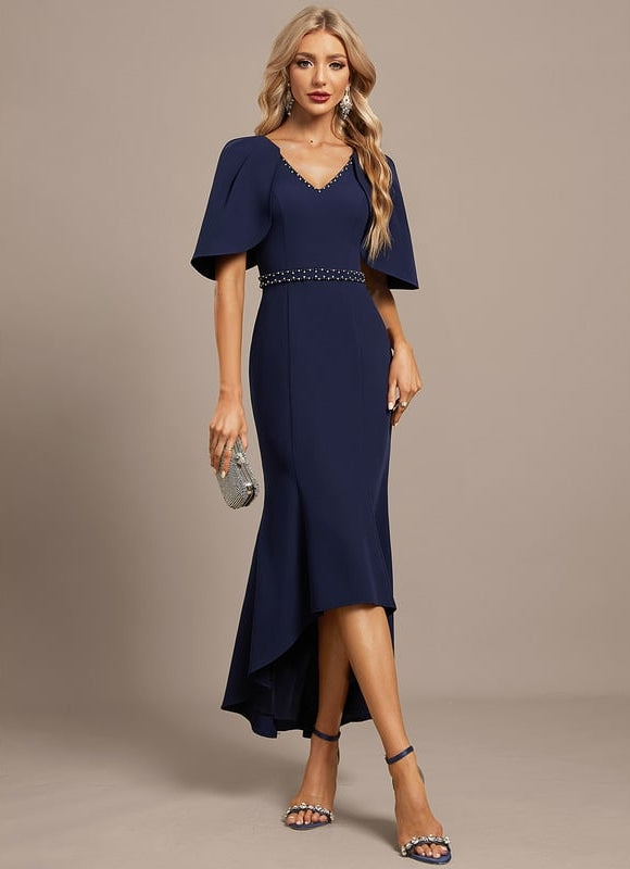 Robe de Soirée Silhouette Luxe Perles