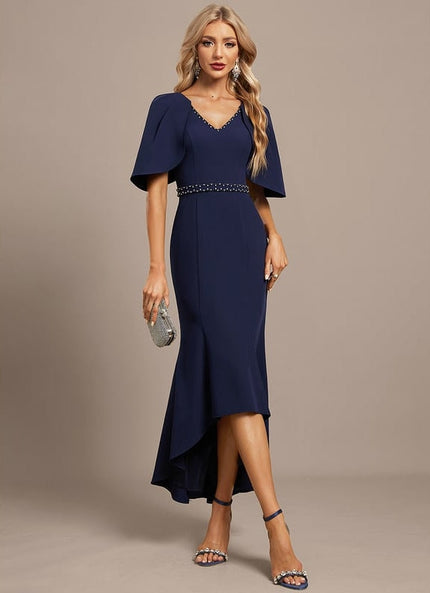 Robe de Soirée Silhouette Luxe Perles