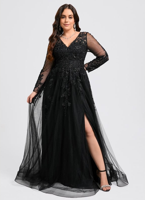 Robe de Soirée Noir Étoilé - gallery 8