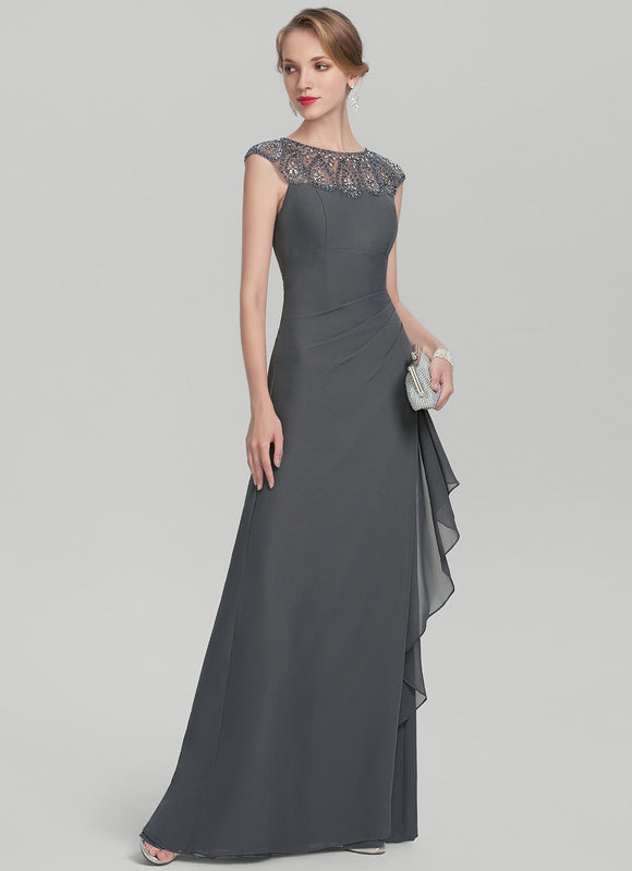 Robe de Soirée Charme Grise - gallery 3