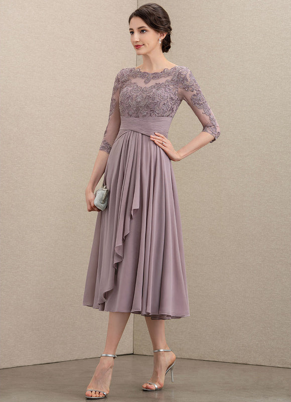 Robe de Soirée Élégance Lavande Douce - gallery 2