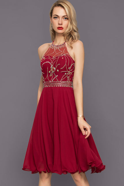 Robe de Soirée Éclatante Mousseline