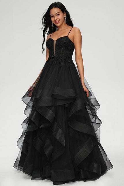 Robe de Soirée Noir Envoûtant - gallery 2