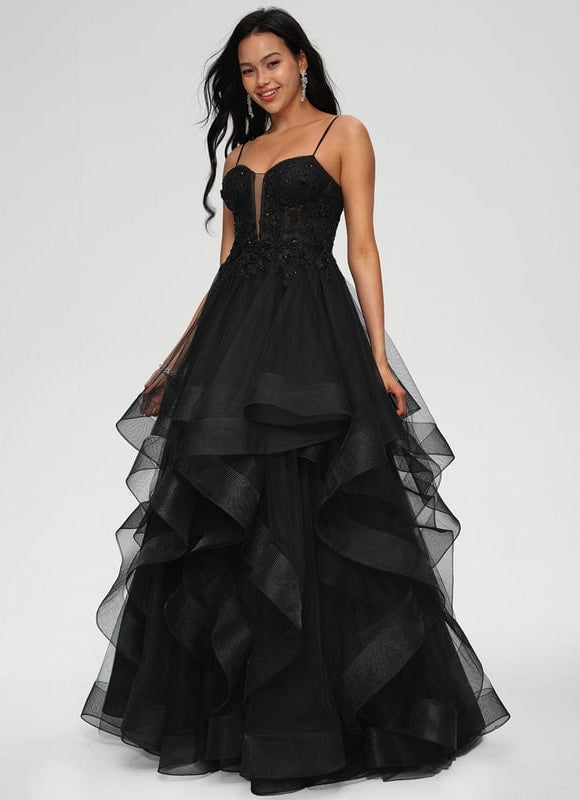 Robe de Soirée Noir Envoûtant - gallery 2