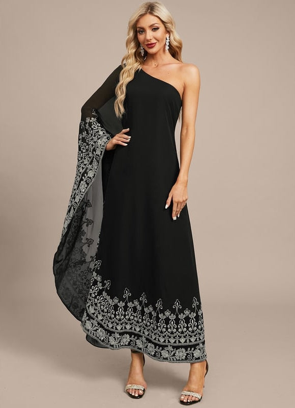 Robe de Soirée Noire Éthérée - gallery 3