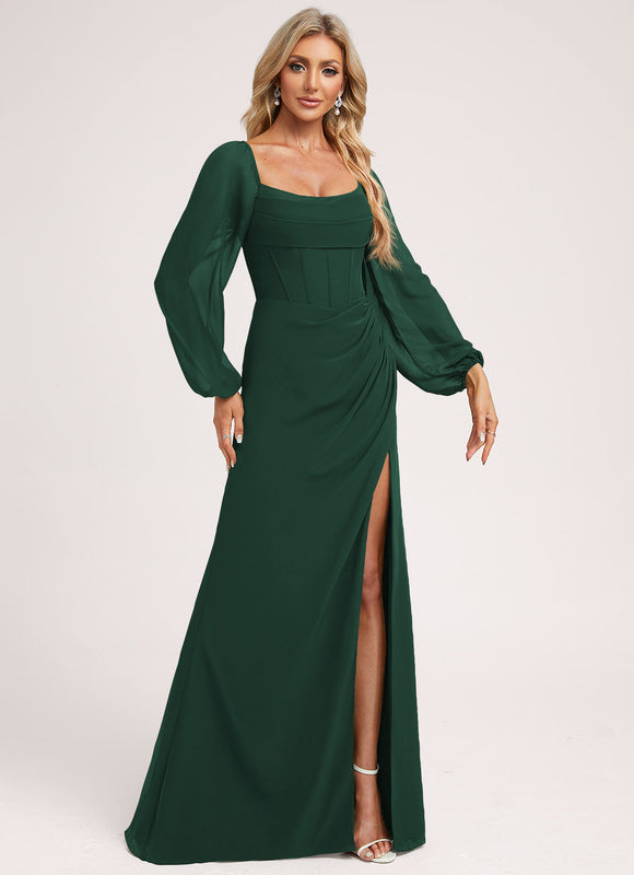 Robe de Soirée Sable Chic