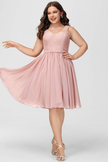 Robe de Soirée Rêve De Rose Poudrée - gallery 4