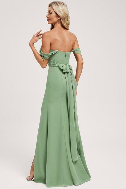 Robe de Soirée Vert Élégance - gallery 9