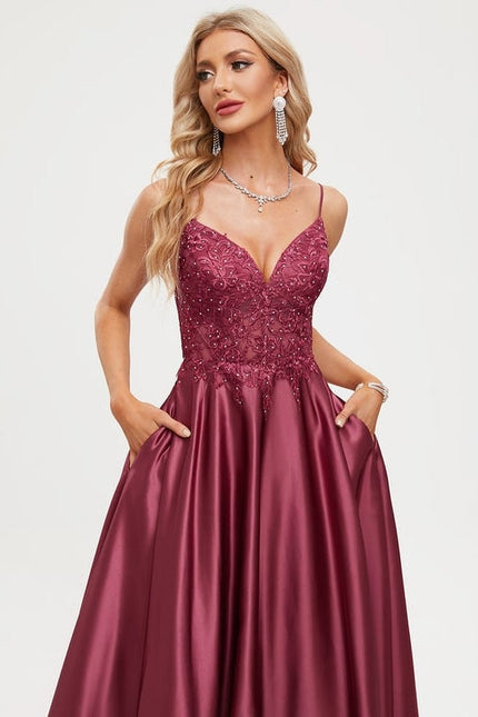 Robe de Soirée Satinée Éblouissante - gallery 3