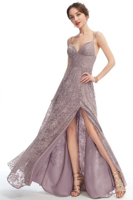 Robe de Soirée Élégance Lavande Flottante - gallery 4